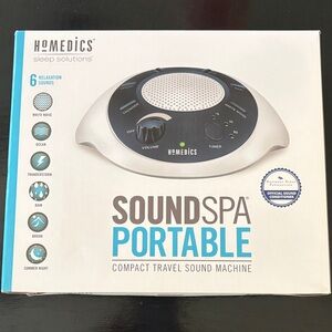 Homedics Gray and White SoundSpa Portable Machine